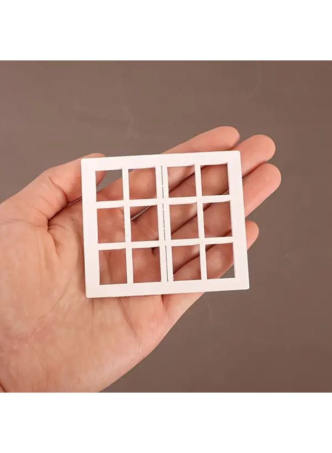 منزل دمية مصغر مع نافذة نصف دائرية قصيرة زينة حديقة الجن هدية - Image 4